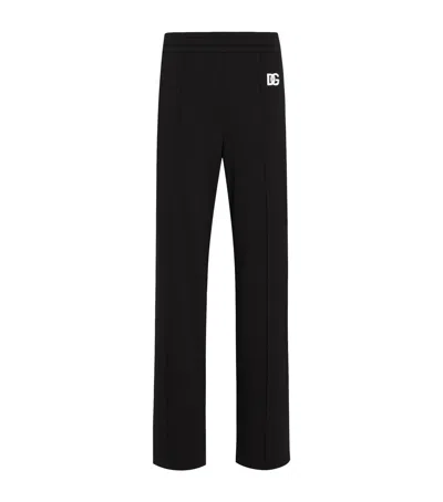 DOLCE & GABBANA COTTON LOGO SWEATPANTS