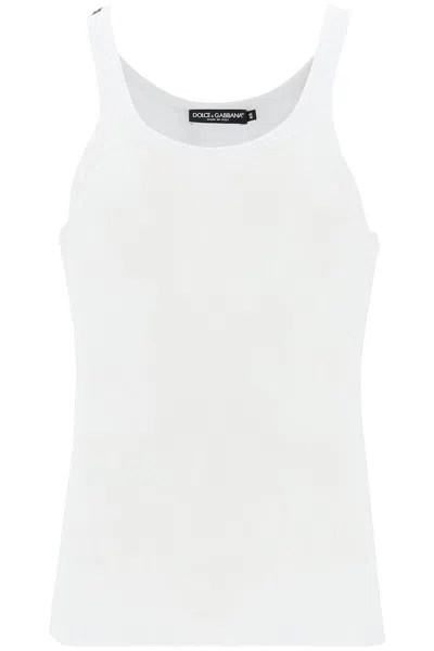 DOLCE & GABBANA DOLCE & GABBANA COTTON TANK TOP