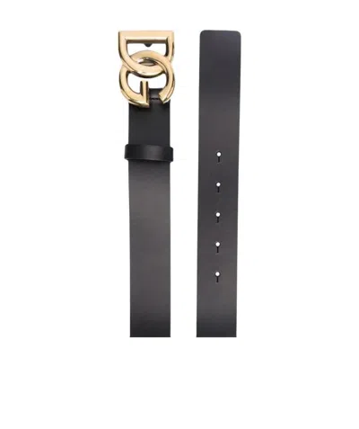 DOLCE & GABBANA DOLCE  GABBANA DG PLAQUE BUCKLE BELT
