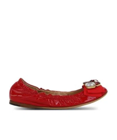 DOLCE & GABBANA CRYSTAL BALLET SHOES