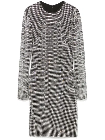 DOLCE & GABBANA CRYSTAL-EMBELLISHED MINI DRESS