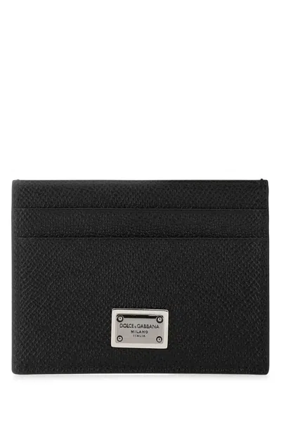 DOLCE & GABBANA DOLCE & GABBANA DAUPHINE CALFSKIN CARD HOLDER