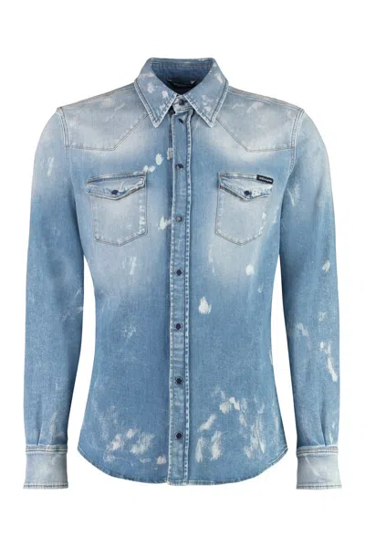 DOLCE & GABBANA DOLCE & GABBANA DENIM SHIRT