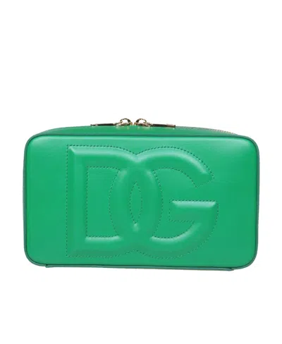 DOLCE & GABBANA DOLCE  GABBANA LOGO EMBOSSED SMALL CAMERA BAG