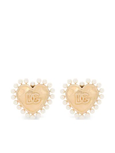 DOLCE & GABBANA DG-LOGO EARRINGS