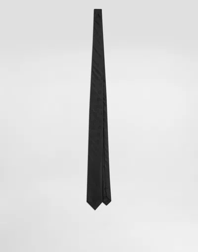 DOLCE & GABBANA DG LOGO JACQUARD TIE