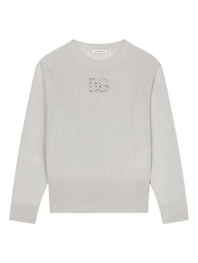 DOLCE & GABBANA DG-LOGO KNIT SWEATER