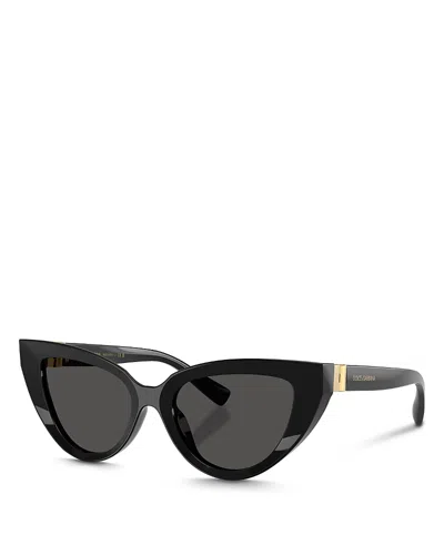 DOLCE & GABBANA DG4497 CAT EYE SUNGLASSES, 52MM