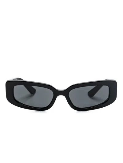DOLCE & GABBANA DNA RECTANGLE-FRAME SUNGLASSES