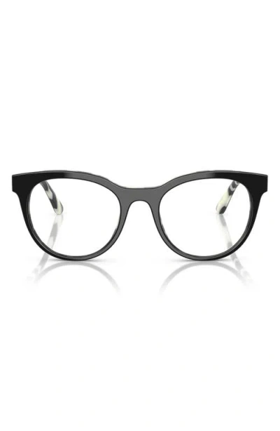 DOLCE & GABBANA DOLCE&GABBANA 52MM ROUND OPTICAL GLASSES