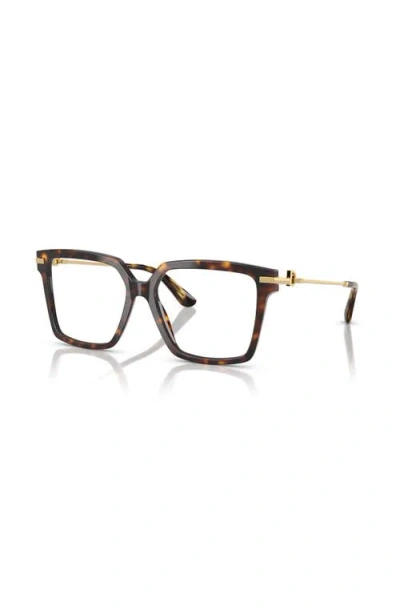 DOLCE & GABBANA DOLCE&GABBANA 56MM SQUARE OPTICAL GLASSES