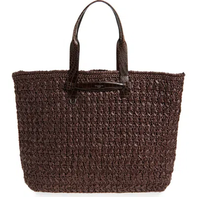 DOLCE & GABBANA DOLCE&GABBANA ADAMO RAFFIA SHOPPER BAG