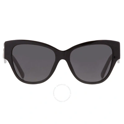 DOLCE & GABBANA DOLCE AND GABBANA DARK GREY CAT EYE LADIES SUNGLASSES DG4449 501/87 54