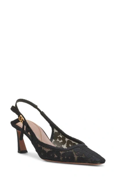 DOLCE & GABBANA DOLCE&GABBANA LACE SLINGBACK PUMP