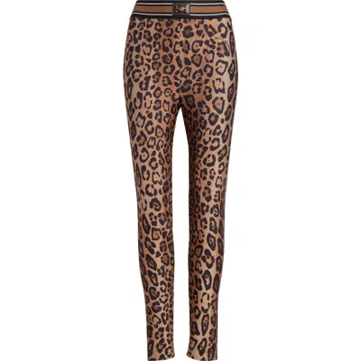 DOLCE & GABBANA DOLCE&GABBANA LEOPARD PRINT LEGGINGS
