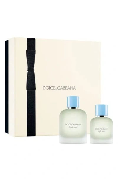 DOLCE & GABBANA DOLCE&GABBANA LIGHT BLUE POUR HOMME EAU DE TOILETTE FRAGRANCE SET $231 VALUE