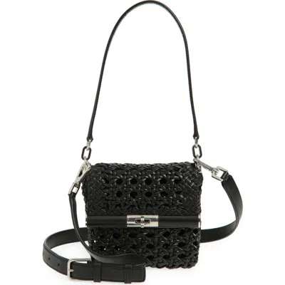 DOLCE & GABBANA DOLCE&GABBANA MARLENE WOVEN LEATHER SHOULDER BAG