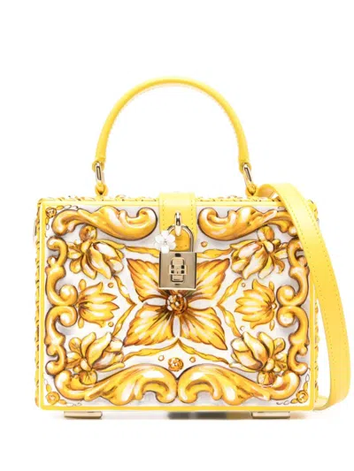 DOLCE & GABBANA DOLCE BOX MAJOLICA TOTE BAG