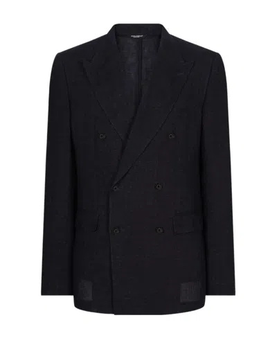 DOLCE & GABBANA DOLCE  GABBANA DOUBLE-BREASTED TAILORED BLAZER