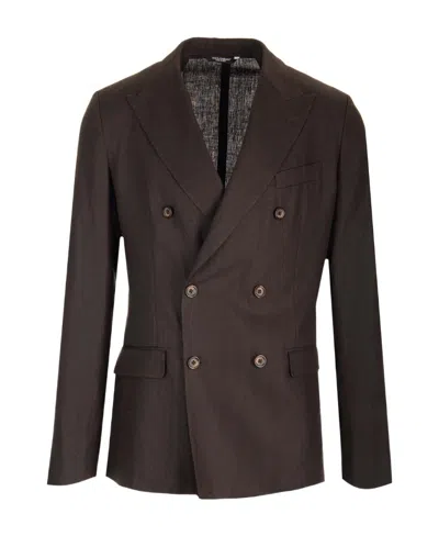 DOLCE & GABBANA DOLCE  GABBANA ROMA DOUBLE-BREASTED BLAZER