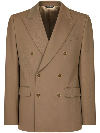 DOLCE & GABBANA DOUBLE-BREASTED PEAK LAPEL JACKET