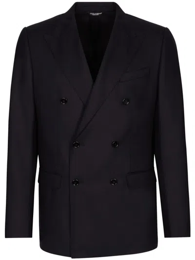 DOLCE & GABBANA DOUBLE-BREASTED WOOL JACKET