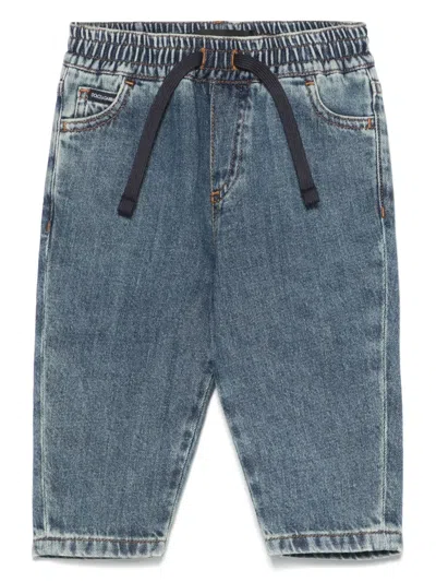 DOLCE & GABBANA DRAWSTRING JEANS