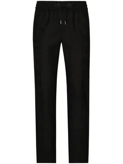 DOLCE & GABBANA DRAWSTRING SLIM-FIT TROUSERS