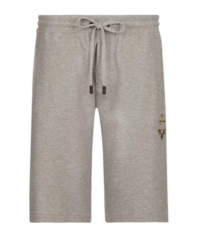 DOLCE & GABBANA COTTON-BLEND SHORTS