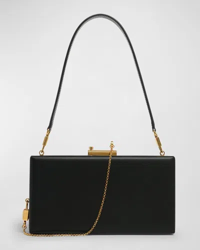 DOLCE & GABBANA EVA CALFSKIN SHOULDER BAG