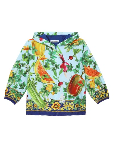 DOLCE & GABBANA FARMER-PRINT COTTON JACKET