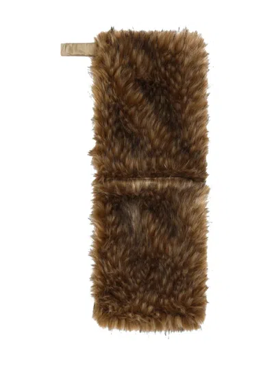 DOLCE & GABBANA FAUX-FUR SCARF