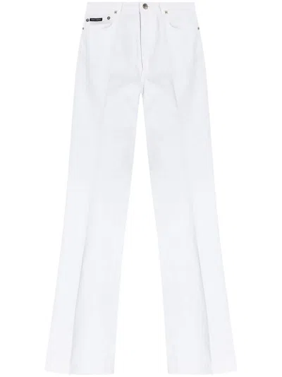 DOLCE & GABBANA FLARED DENIM TROUSERS