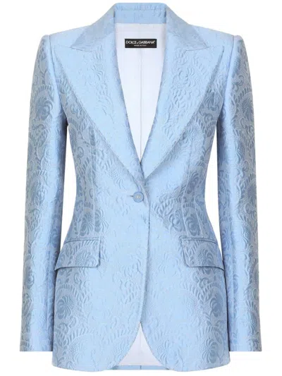 DOLCE & GABBANA DNA FLORAL MOTIF BLAZER