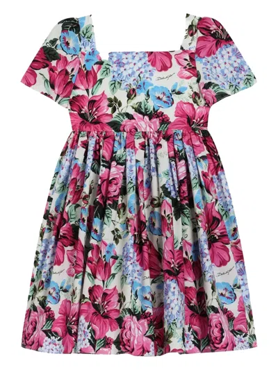 DOLCE & GABBANA FLORAL-PRINT DRESS