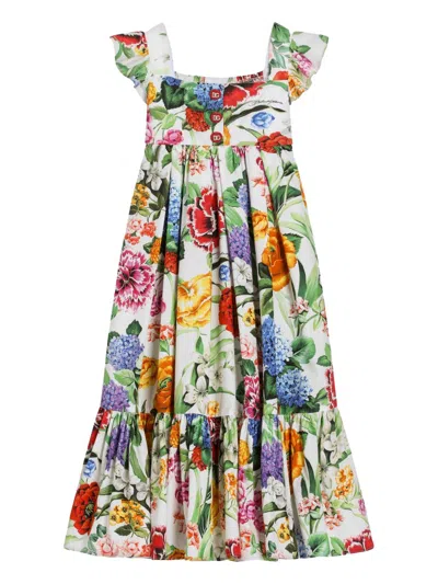 DOLCE & GABBANA FLORAL-PRINT DRESS