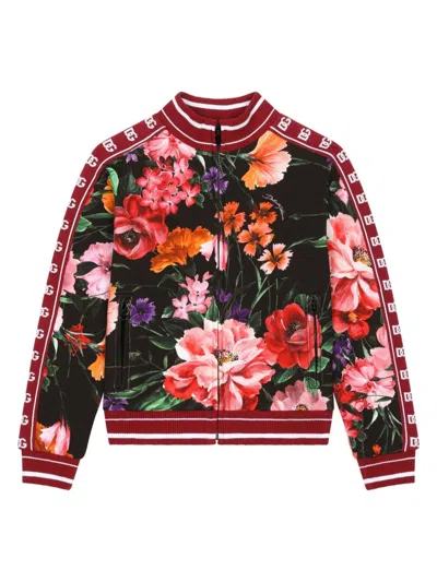 DOLCE & GABBANA FLORAL-PRINT JACKET
