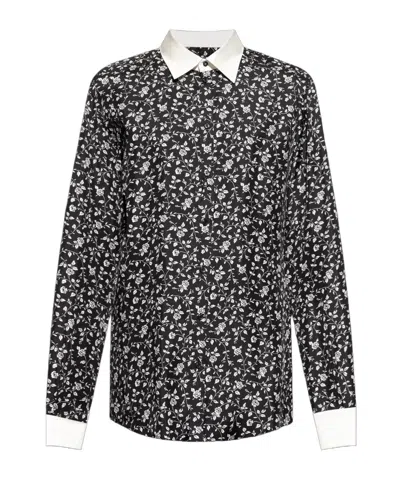 DOLCE & GABBANA DOLCE  GABBANA FLORAL PRINTED SHIRT