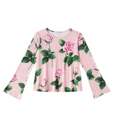 DOLCE & GABBANA FLORAL T-SHIRT