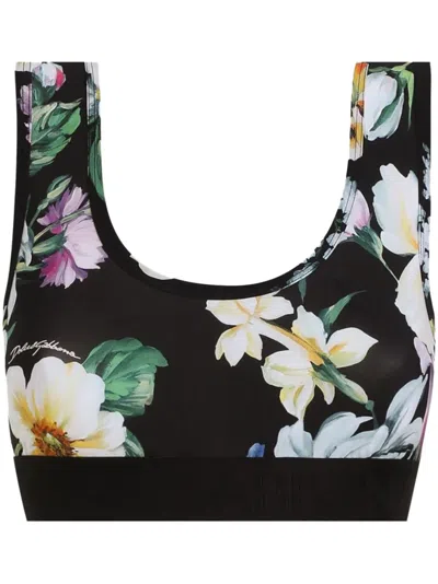 DOLCE & GABBANA FLOWER PRINT TOP
