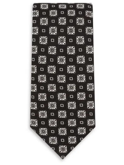 DOLCE & GABBANA GEOMETRIC PRINT TIE