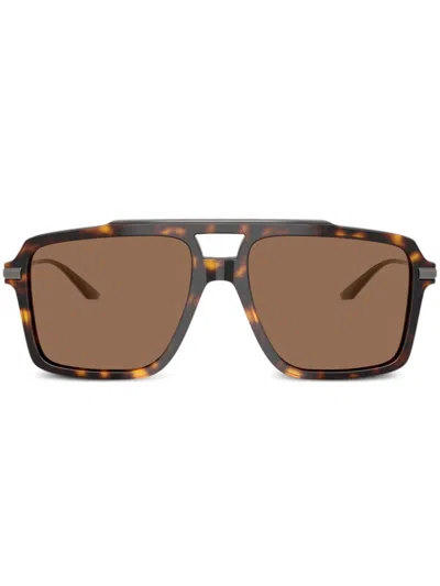 DOLCE & GABBANA PILOT-FRAME SUNGLASSES