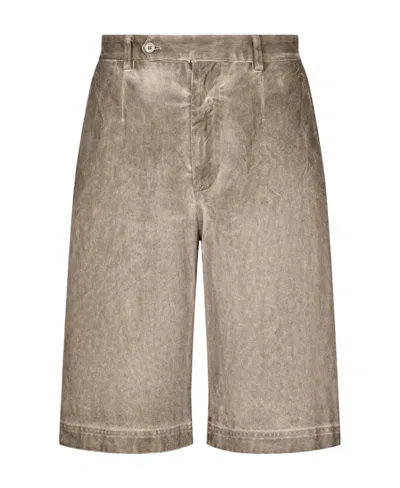 DOLCE & GABBANA DOLCE  GABBANA LOGO PLAQUE SHORTS