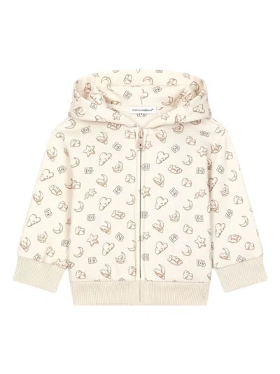 DOLCE & GABBANA GRAPHIC-PRINT HOODIE