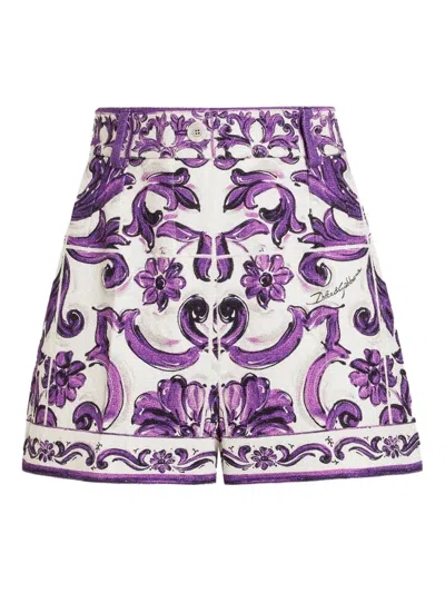 DOLCE & GABBANA GRAPHIC-PRINT SHORTS