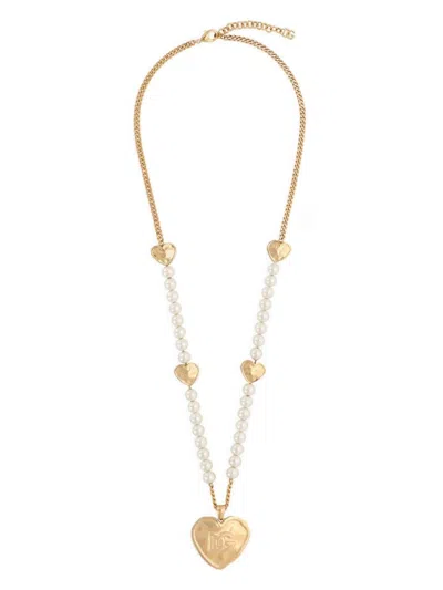 DOLCE & GABBANA HEART-PENDANT NECKLACE