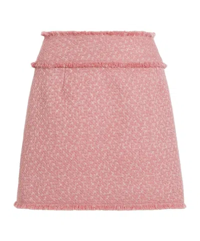 DOLCE & GABBANA DOLCE  GABBANA TWEED MINI SKIRT