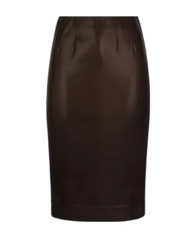 DOLCE & GABBANA DOLCE  GABBANA TIGHT MIDI SKIRT