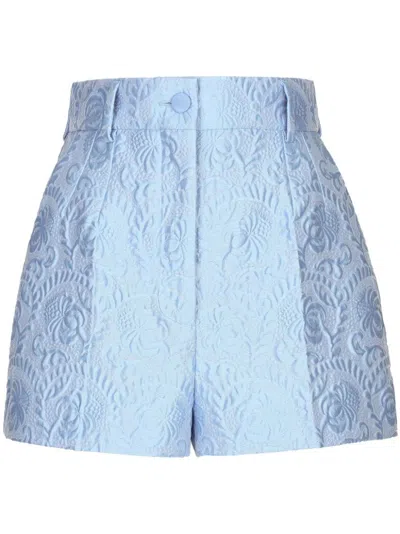 DOLCE & GABBANA DNA JACQUARD TAILORED SHORTS