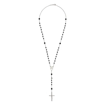 DOLCE & GABBANA JEWELLERY SILVER, BLACK